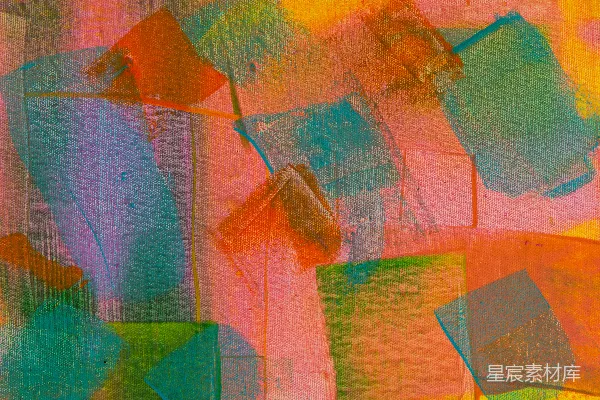 高清摄影 蓝色、绿色和黄色的抽象画