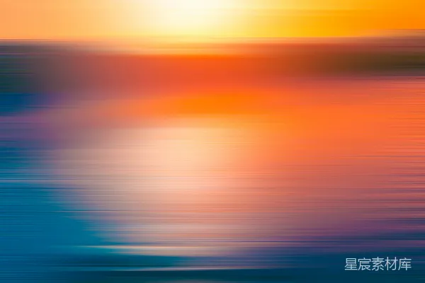 高清摄影 夕阳下的水域