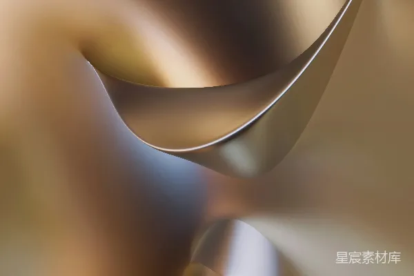 高清摄影 抽象图像中的弯曲金属物体