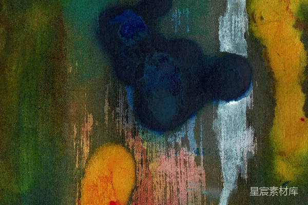 高清摄影 多色抽象画