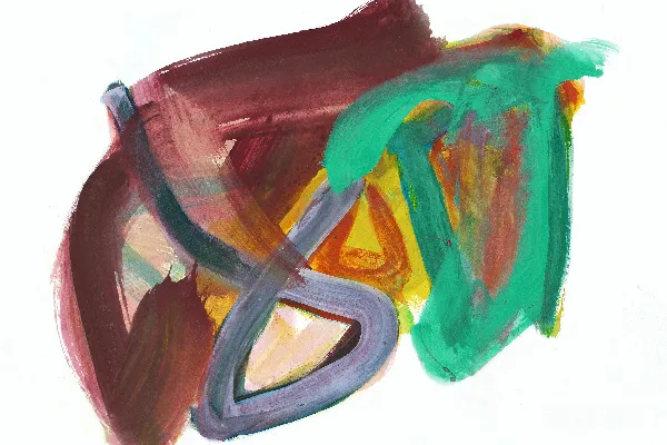 高清摄影 一幅白底上的艺术作品的画。