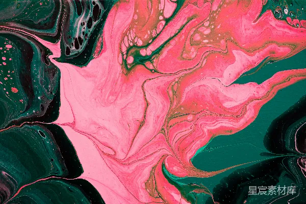 高清摄影 粉红色、黑色和青色抽象画