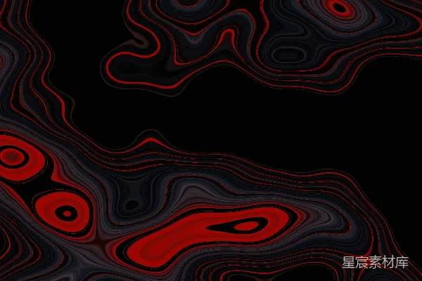 高清摄影 黑色背景上的红黑漩涡