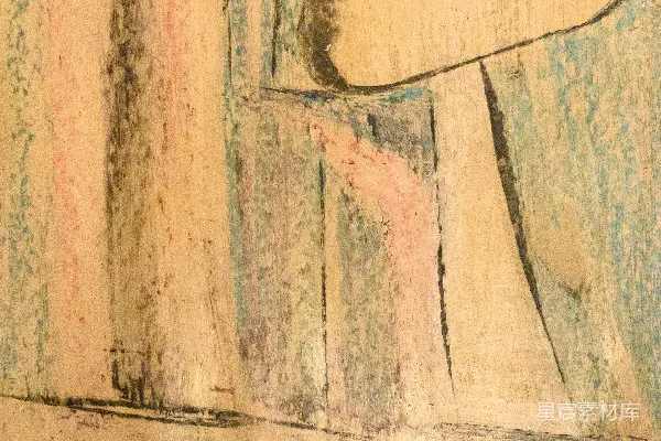 高清摄影 抽象画，色调柔和，笔触有质感。