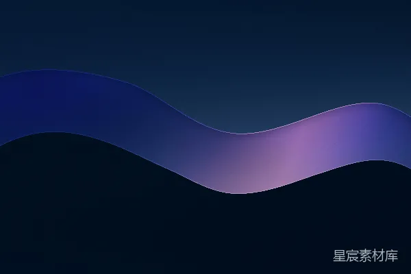 高清摄影 蓝色和紫色背景上的波浪线