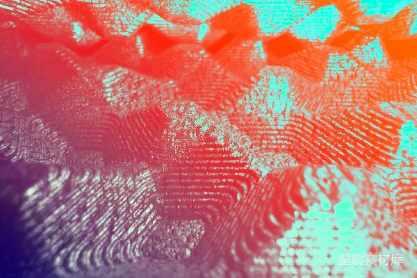 高清摄影 模糊不清的蓝色和红色背景图
