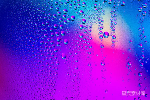高清摄影 窗户上的水滴和彩色背景
