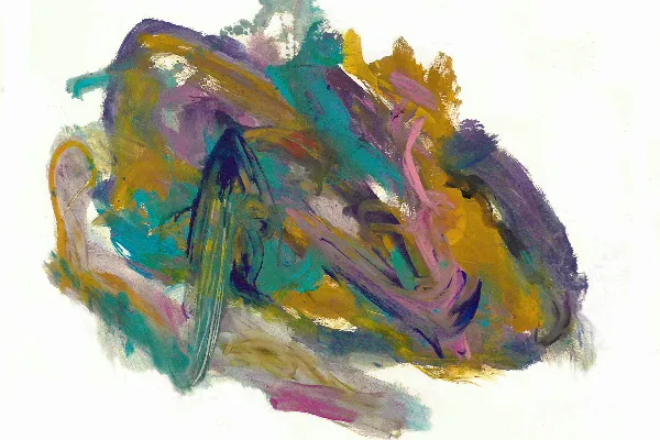 高清摄影 一幅白色背景上的叶子画
