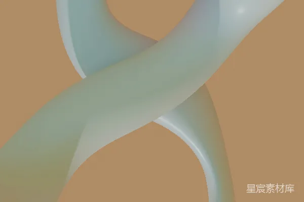 高清摄影 浅蓝色的曲线在棕色背景上