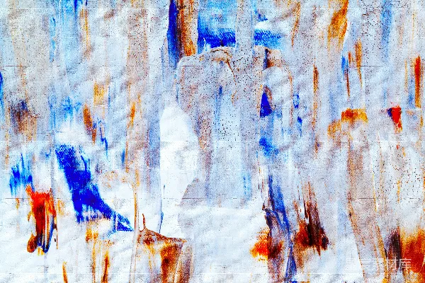 高清摄影 棕色和蓝色液体绘画