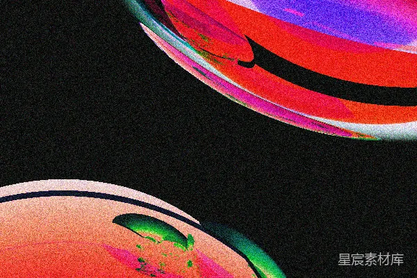 高清摄影 黑色背景上的抽象彩色漩涡
