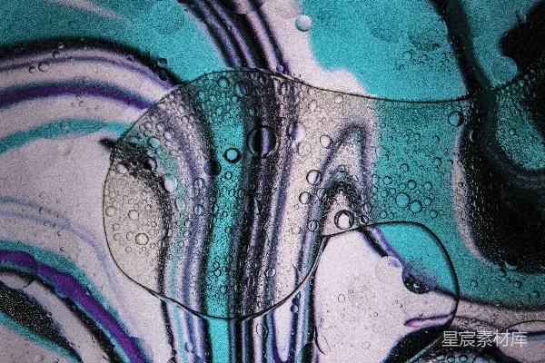 高清摄影 蓝黑抽象画