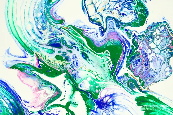 高清摄影 紫色和白色抽象画