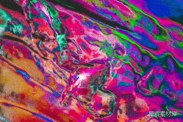 高清摄影 紫色和黄色的抽象画