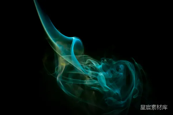 高清摄影 黑暗中的一道蓝光