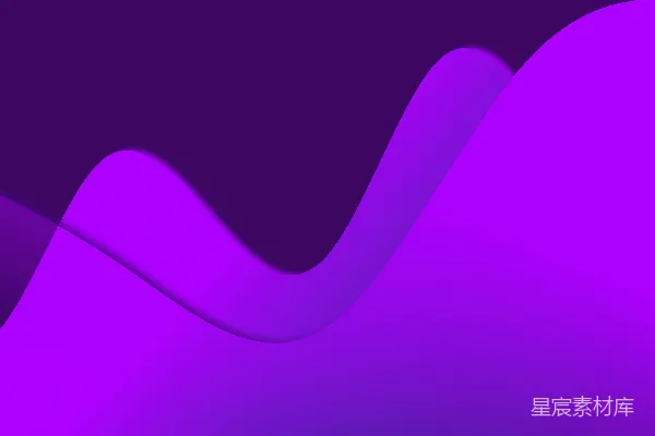 高清摄影 紫色背景上的波浪线