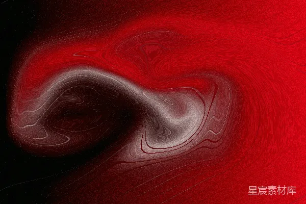 高清摄影 抽象的红黑相间的涡流运动