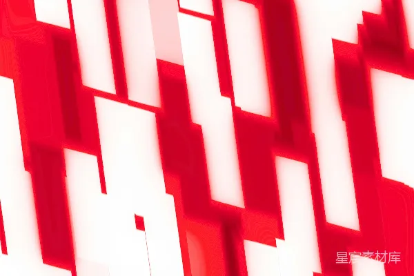 高清摄影 红色和白色相间的几何图案。