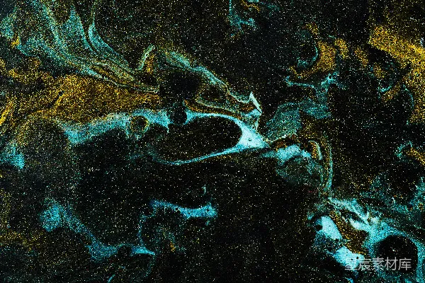 高清摄影 蓝白抽象画