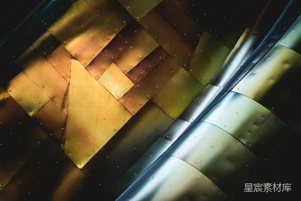 高清摄影 金属结构的特写视图