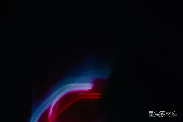 高清摄影 暗室中的蓝光和红光