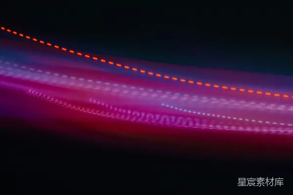 高清摄影 红色和蓝色的光效插图