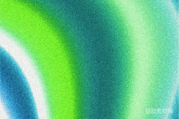 高清摄影 流动的绿色和蓝色光波。