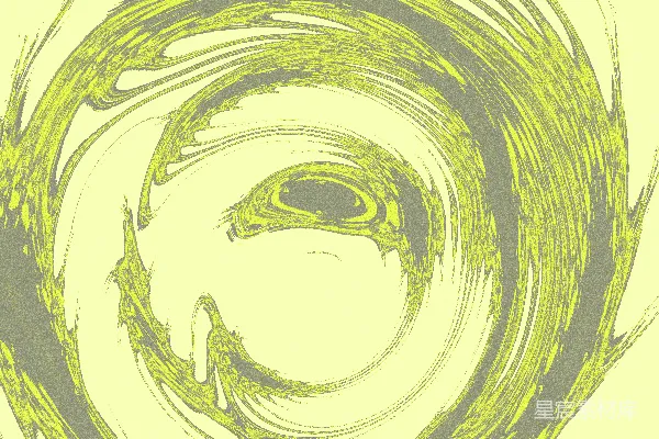 高清摄影 黄灰色调的旋转抽象图案