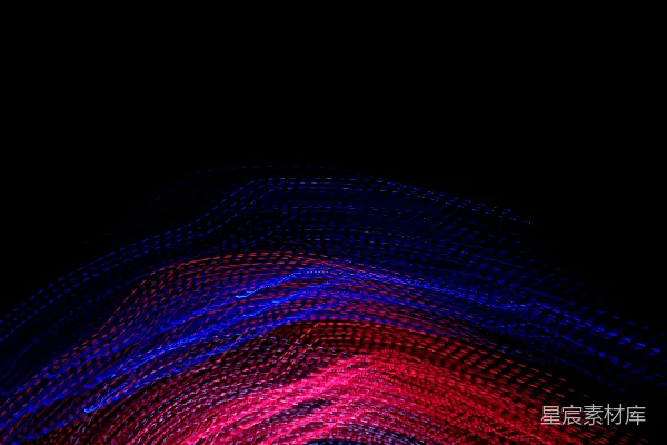 高清摄影 模糊的红蓝相间物体的图片