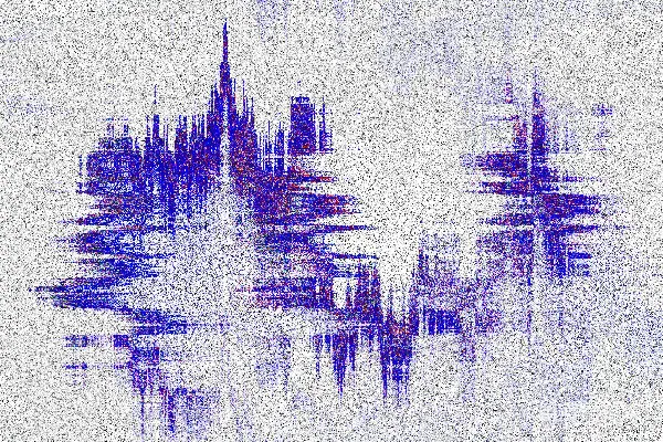 高清摄影 抽象的紫色和白色数字艺术