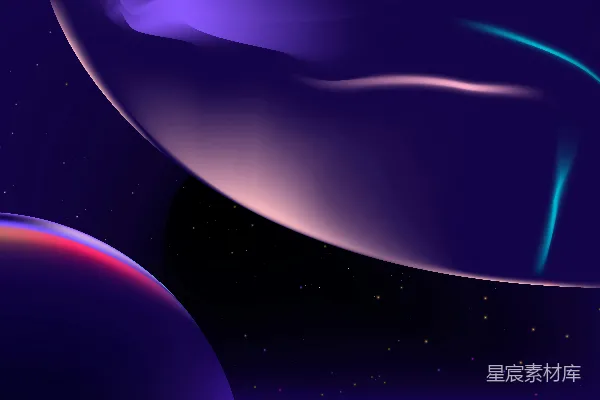 高清摄影 太空中的一个行星