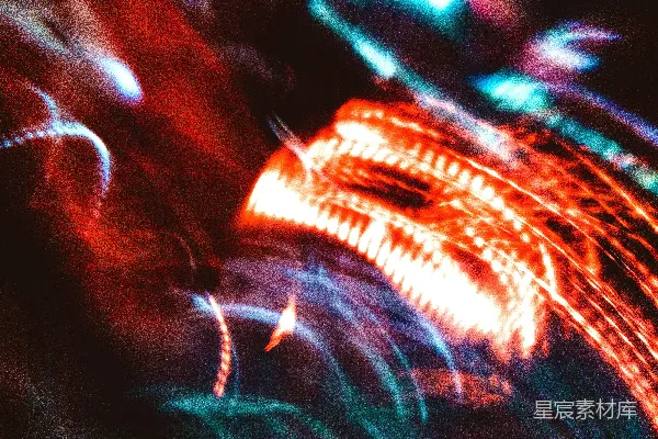 高清摄影 一张昏暗中的消防栓模糊照片