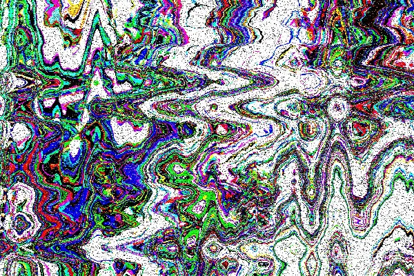 高清摄影 抽象多彩的波浪图案，白色背景