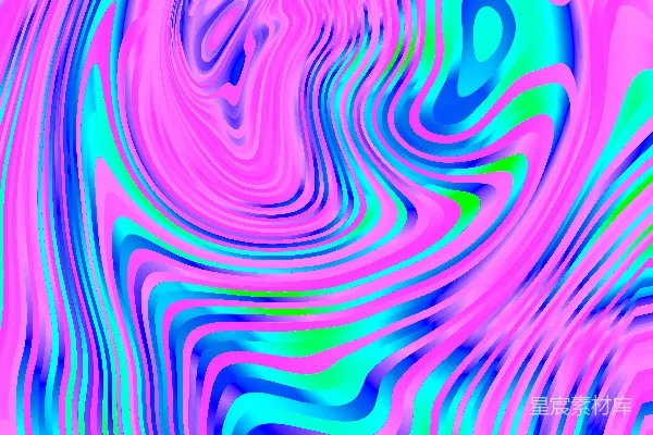 高清摄影 色彩斑斓的抽象背景，带有大理石纹的粉色、蓝色和绿色。