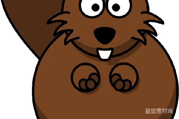 元素素材 Beaver