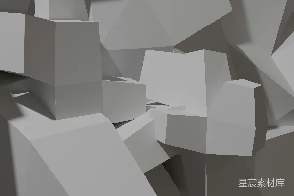 高清摄影 一堆堆叠在一起的白色立方体