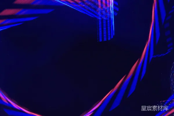 高清摄影 抽象的蓝色和粉色光轨