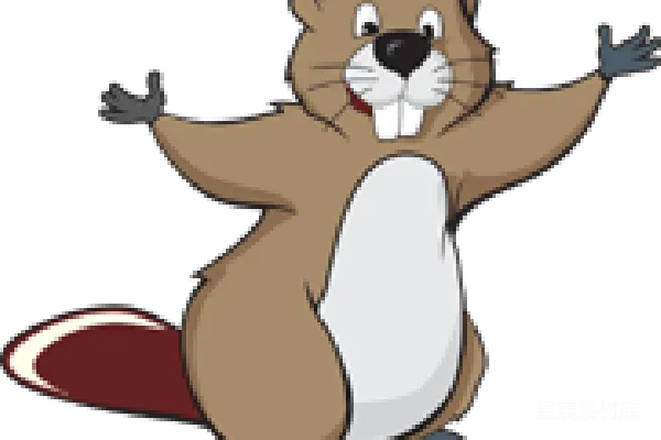 元素素材 Beaver