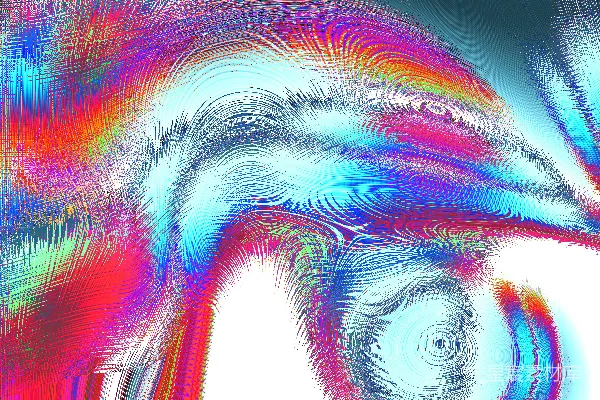 高清摄影 抽象多彩的光浪和纹理