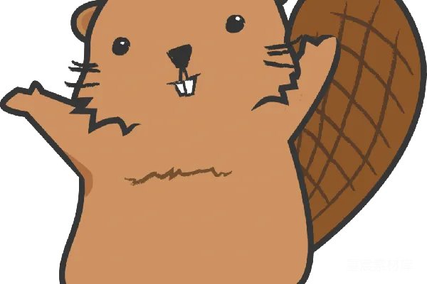 元素素材 Beaver