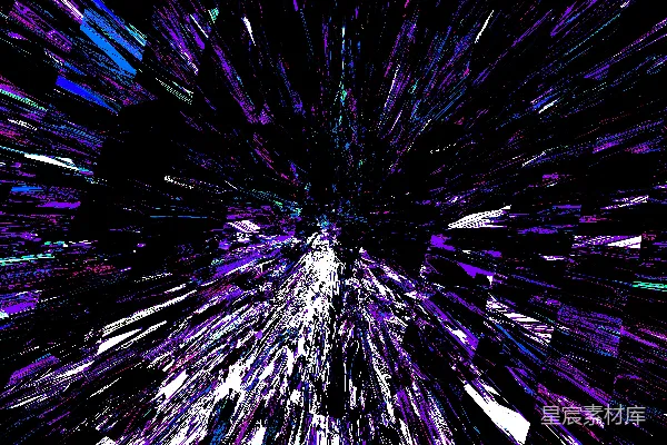高清摄影 紫色和白色碎片的突然爆炸