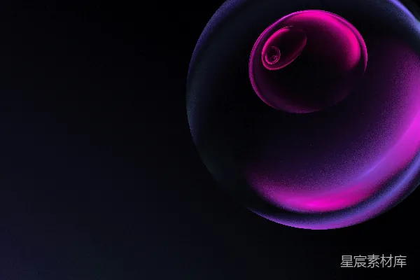 高清摄影 黑暗中的一道紫色光芒