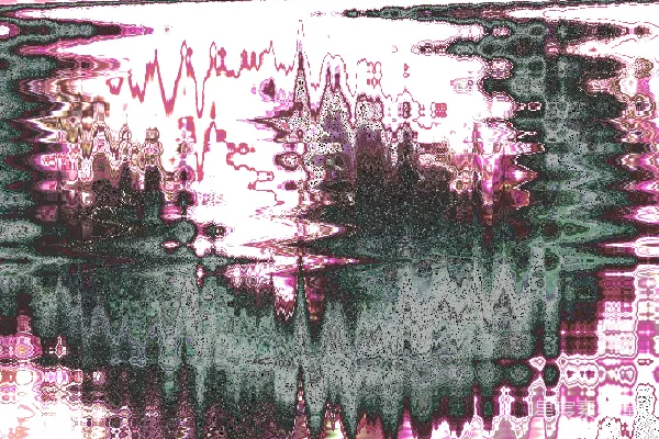 高清摄影 抽象图案，带有粉绿相间的波浪线条