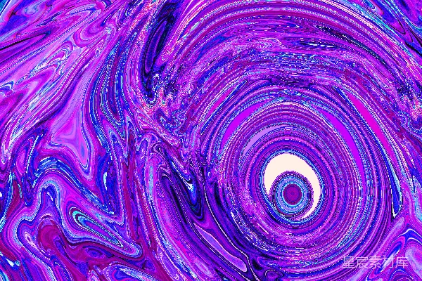 高清摄影 鲜艳的紫色和粉色抽象漩涡图案