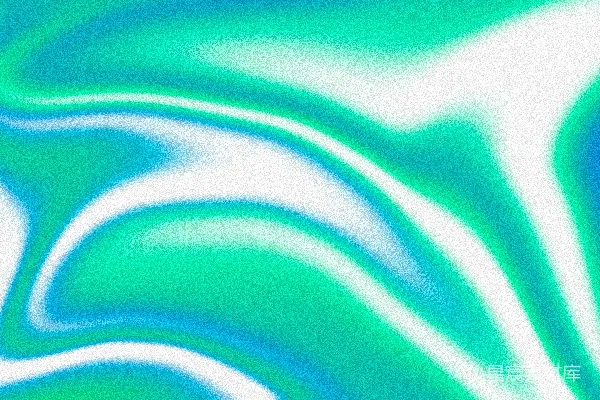 高清摄影 一幅充满活力的蓝色、绿色和白色抽象漩涡。