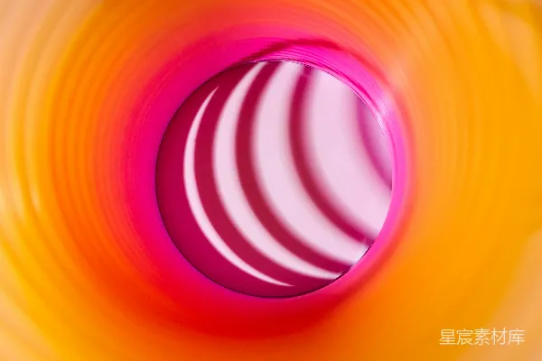高清摄影 红色和黄色的螺旋插图
