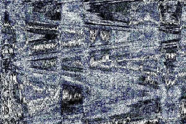 高清摄影 扭曲的蓝色和灰色反射表面的抽象图案。