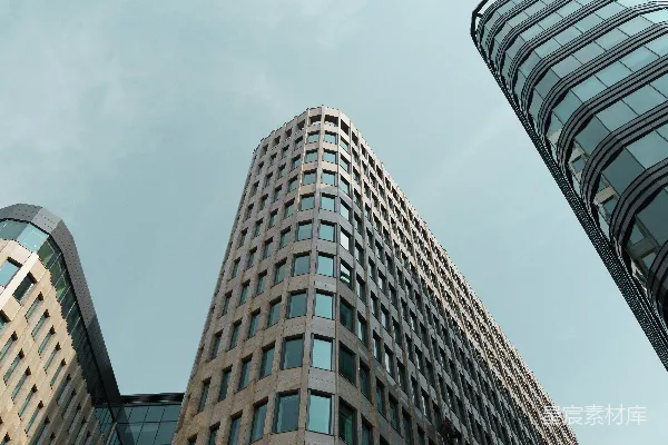 高清摄影 低角度拍摄的建筑物