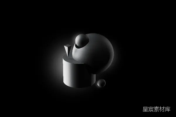 高清摄影 一张黑白照片中的物体