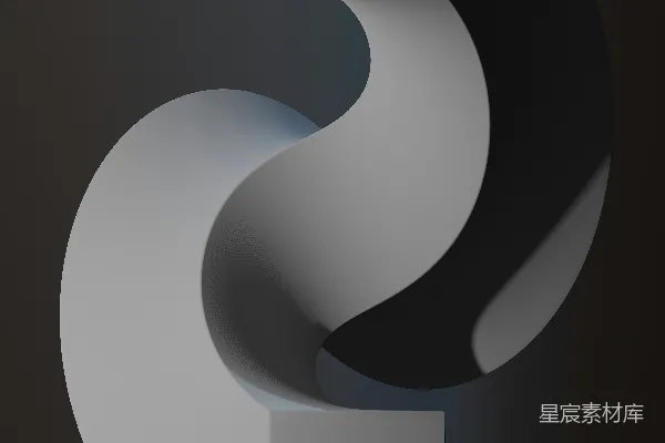 高清摄影 一张黑白照片，展示了一个字母"s"。
